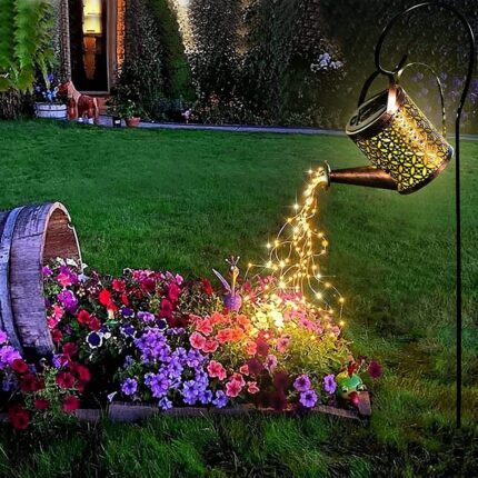 Solar led String Light Enchanted Watering Can